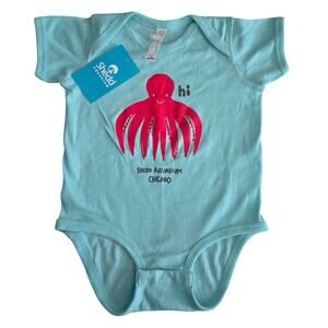 Chicago Shedd Aquarium Octopus Bodysuit Size 18 months